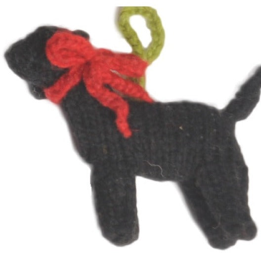 Black Labrador Handmade Holiday Ornament
