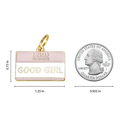 Good Girl Pet ID Tag