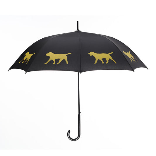 Labrador Retriever Yellow on Black Classic Umbrella