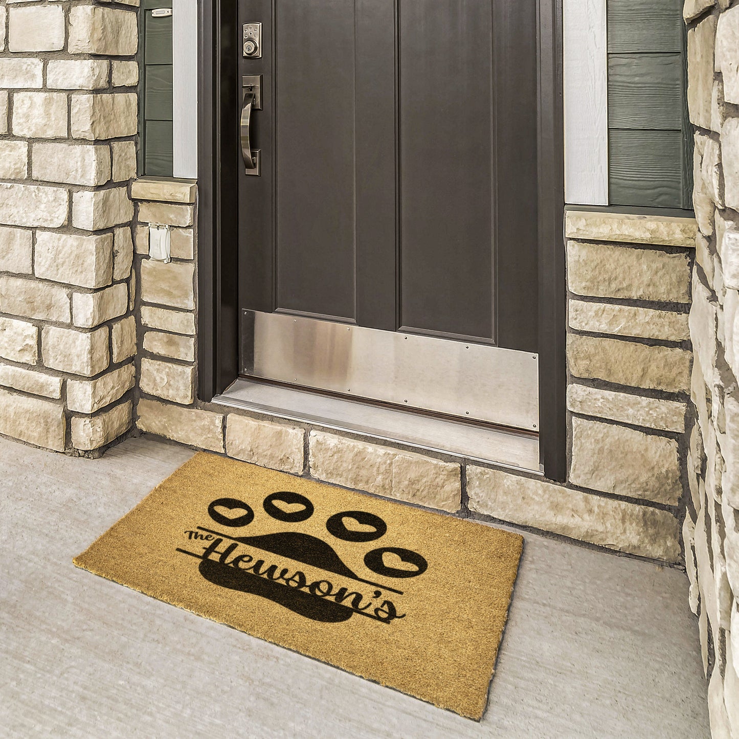 Paw Personalized Coir Doormat