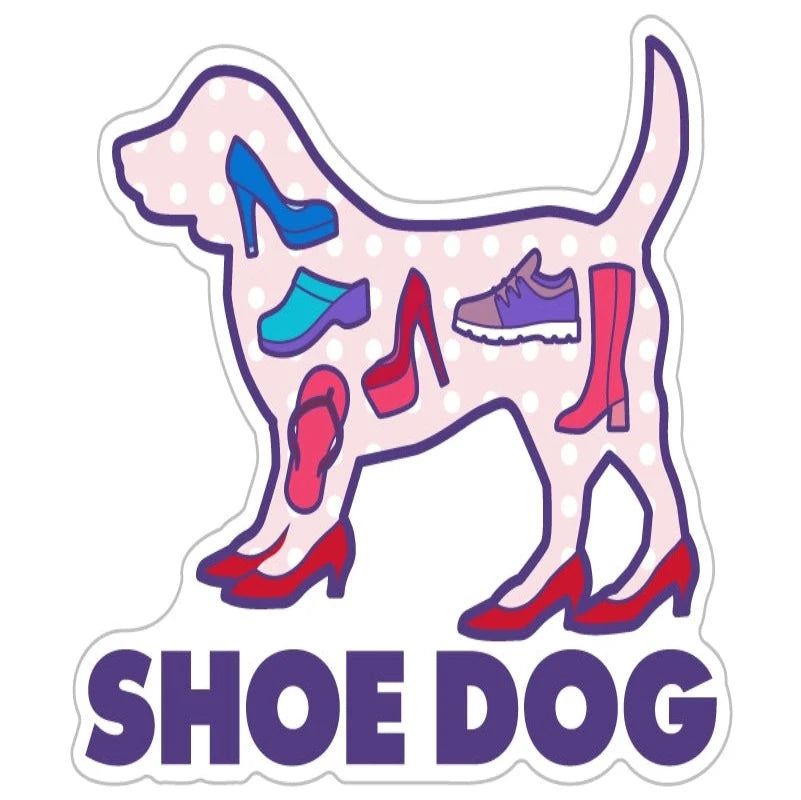 Shoe Dog 3" Sticker/Decal