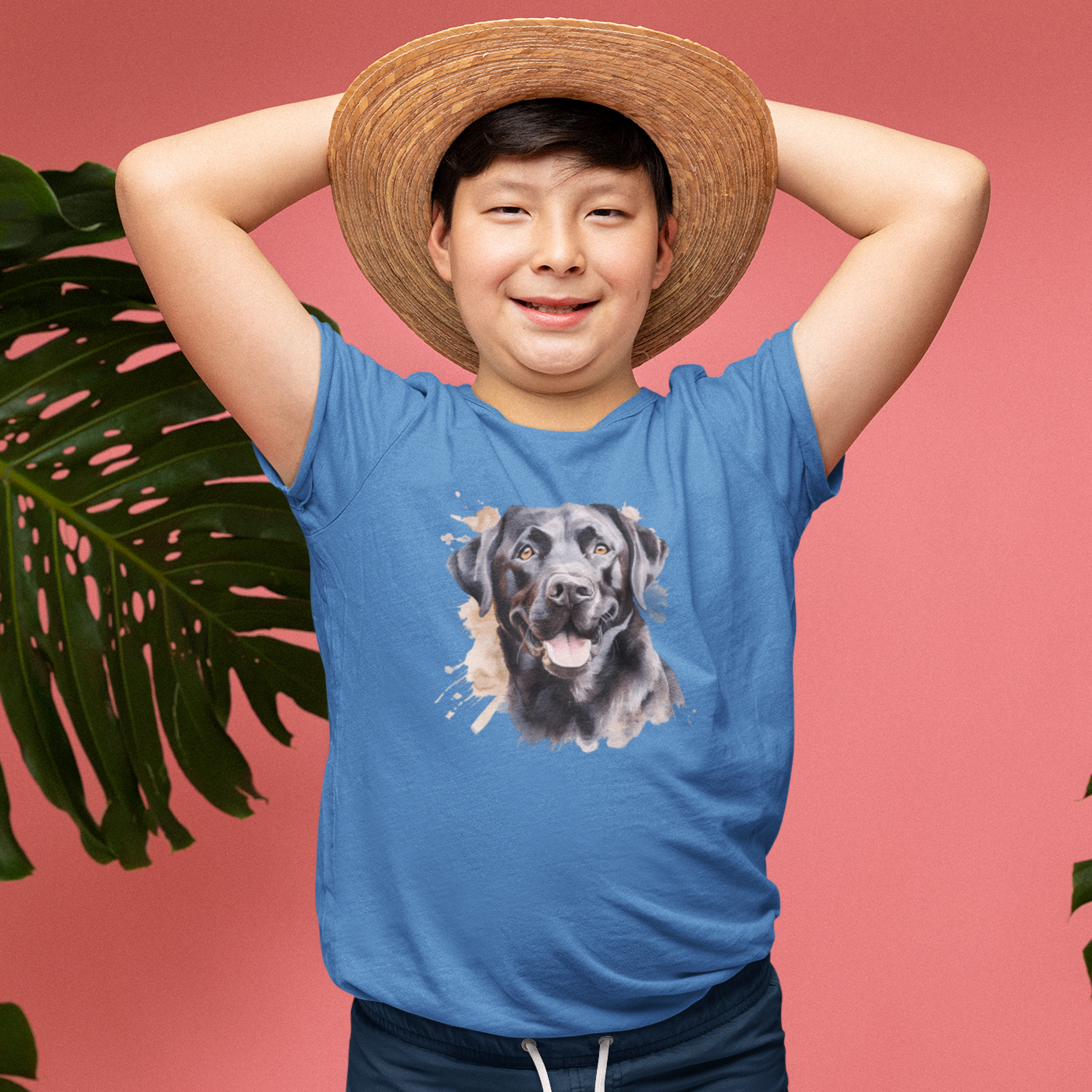 Black Labrador Retrievers Youth Short Sleeve Tee