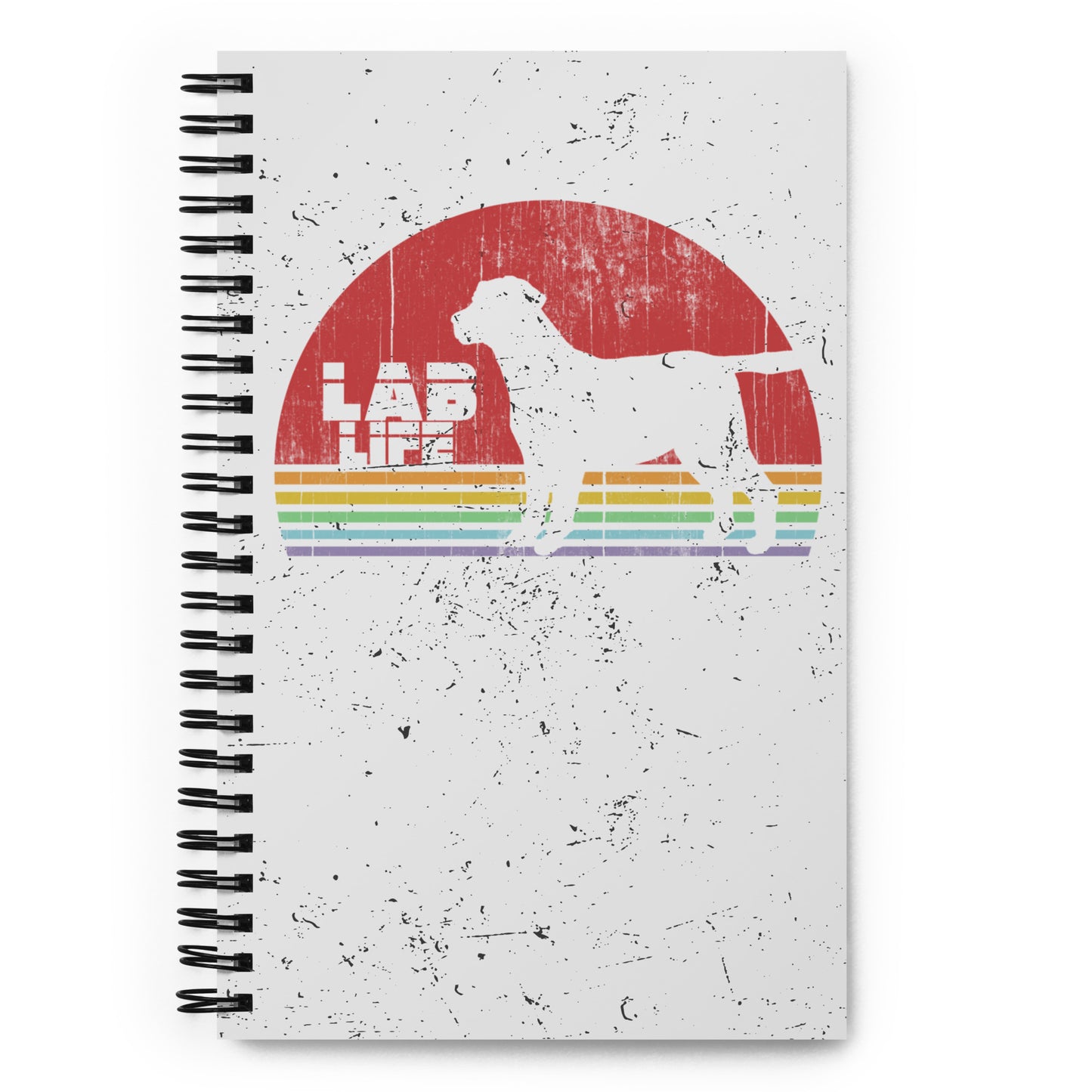 Lab Life Retro Spiral Notebook