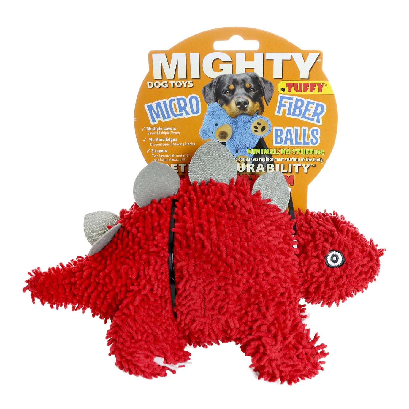 Mighty Microfiber Ball - Stegosaurus Tough Toy