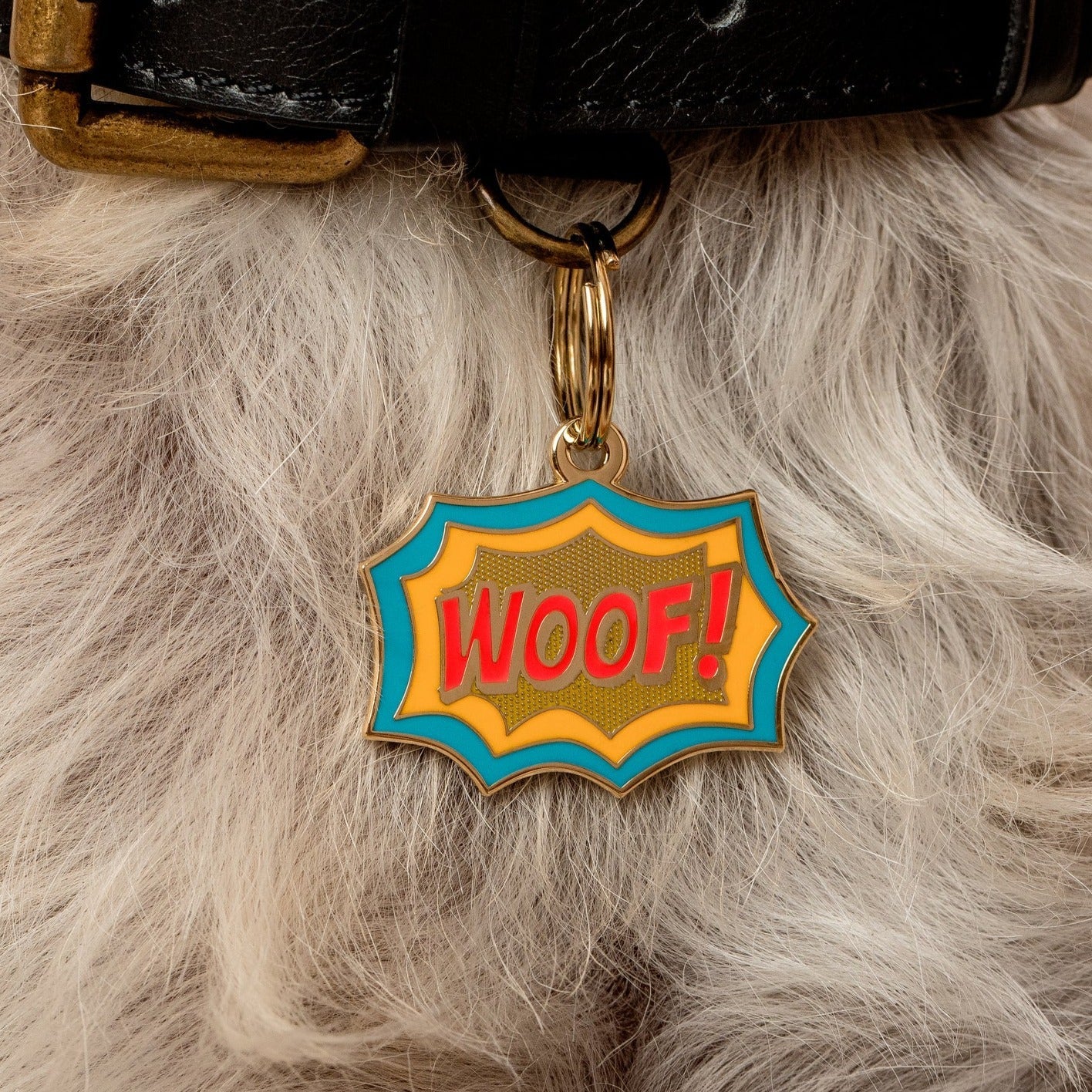 Woof! Pet ID Tag - 3 Red Rovers