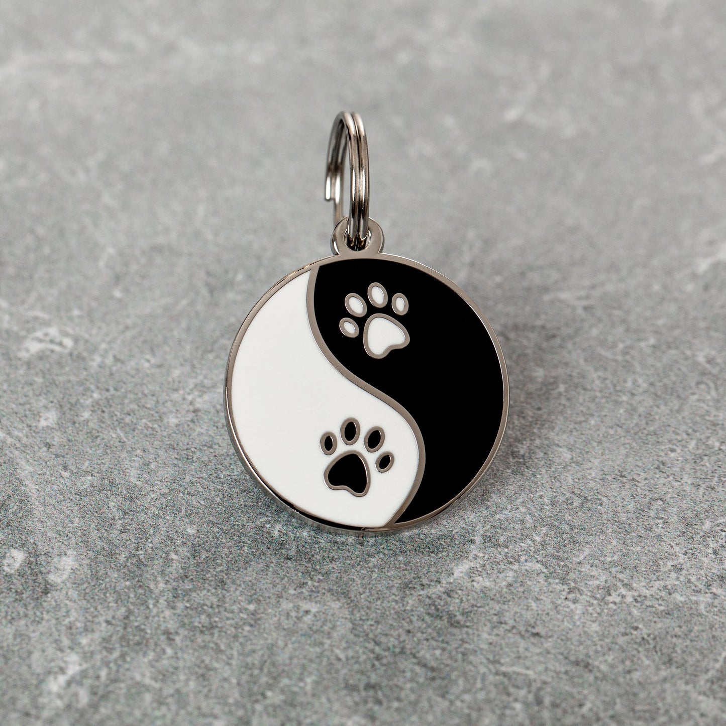 Yin Yang Pet ID Tag - 3 Red Rovers