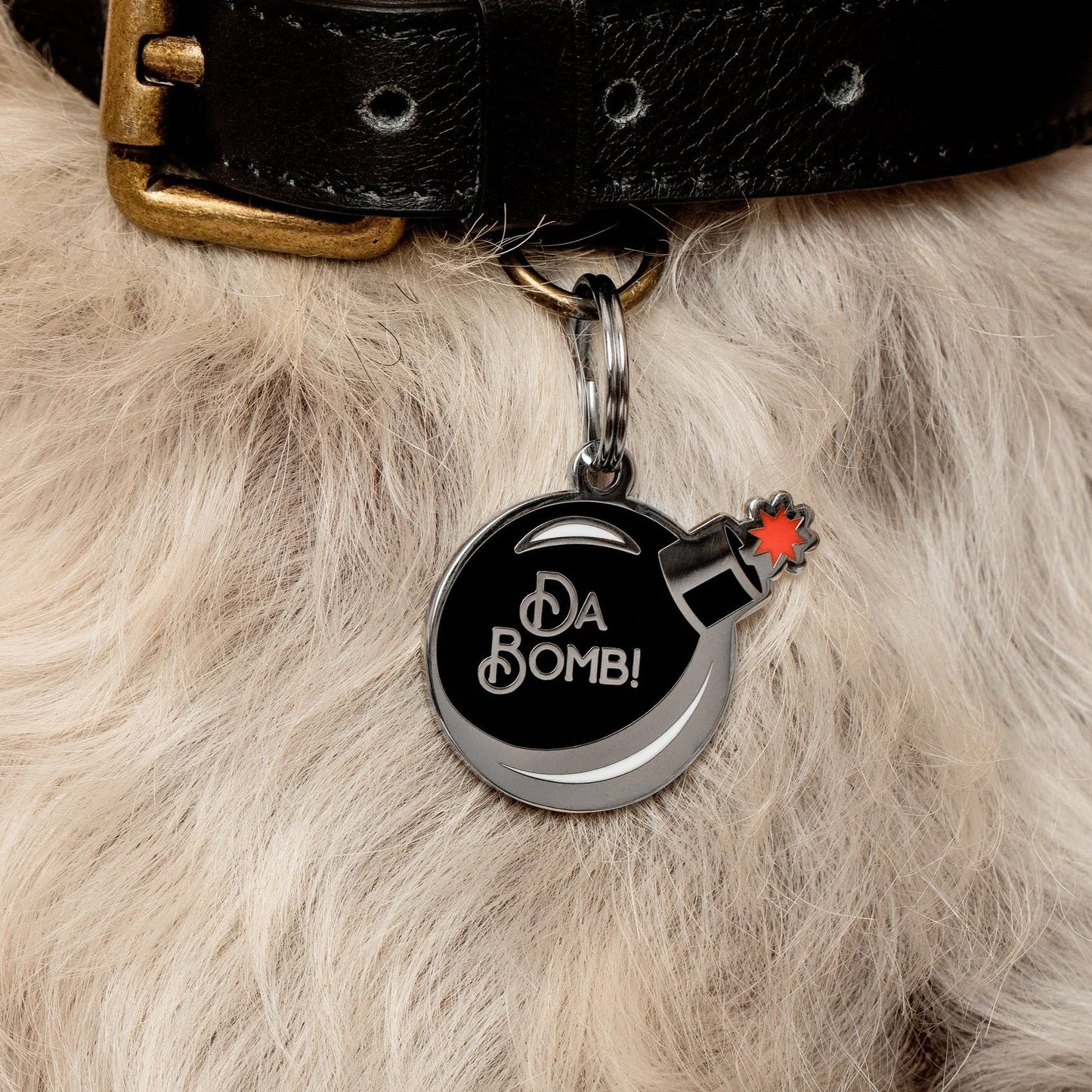 Da Bomb Pet ID Tag - 3 Red Rovers