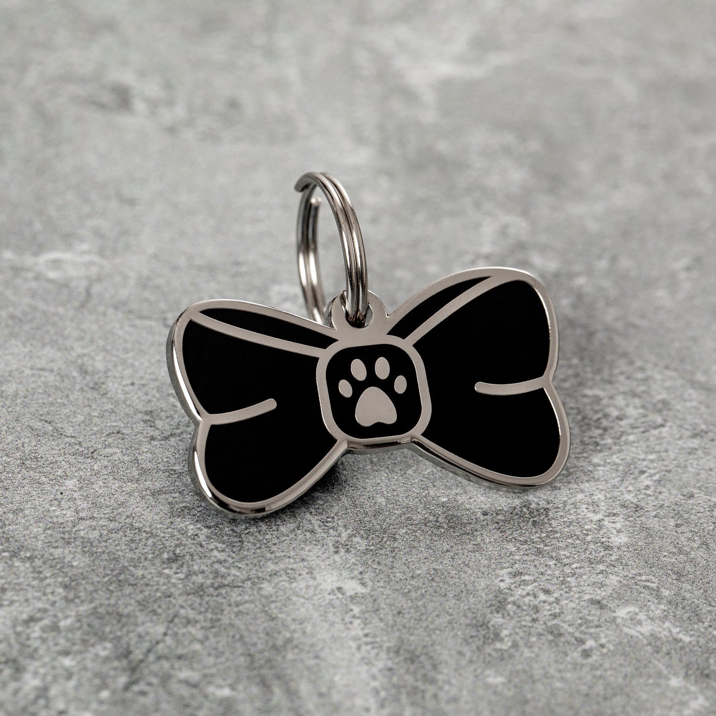 Bowtie Pet ID Tag - 3 Red Rovers