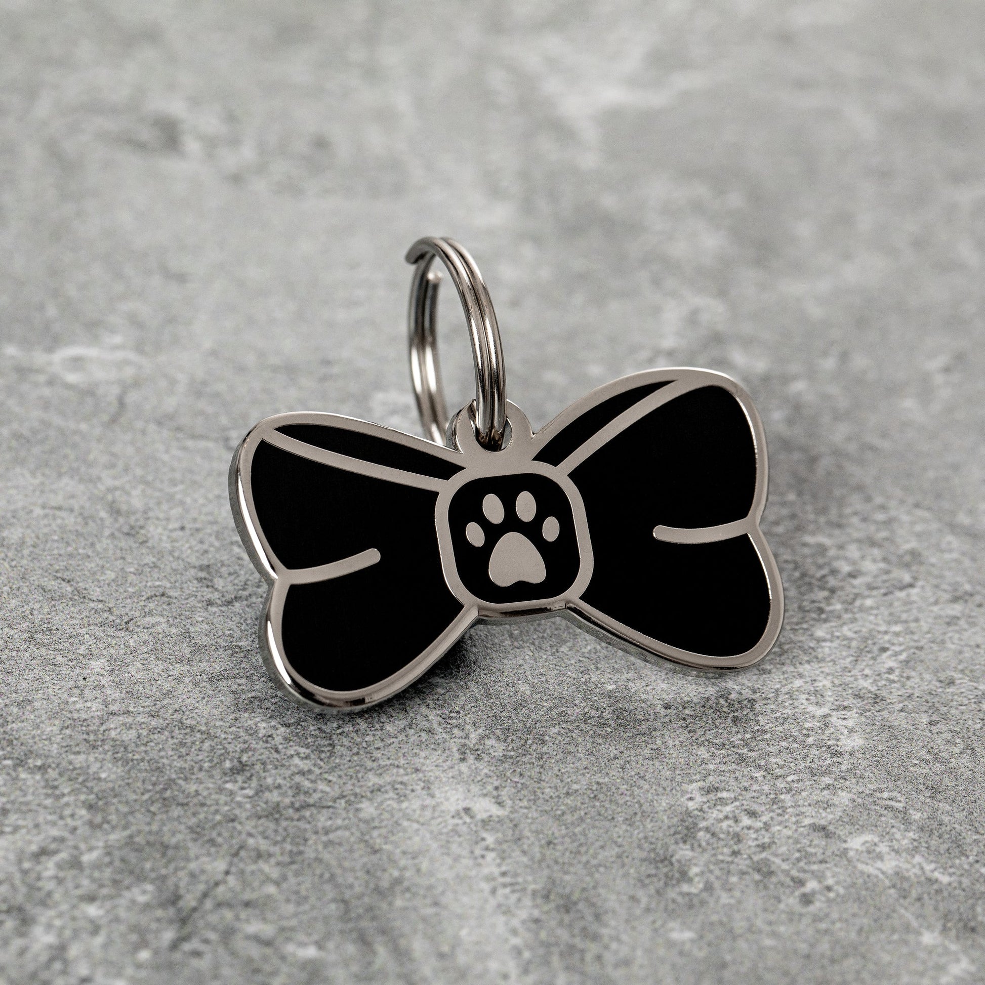 Bowtie Pet ID Tag - 3 Red Rovers