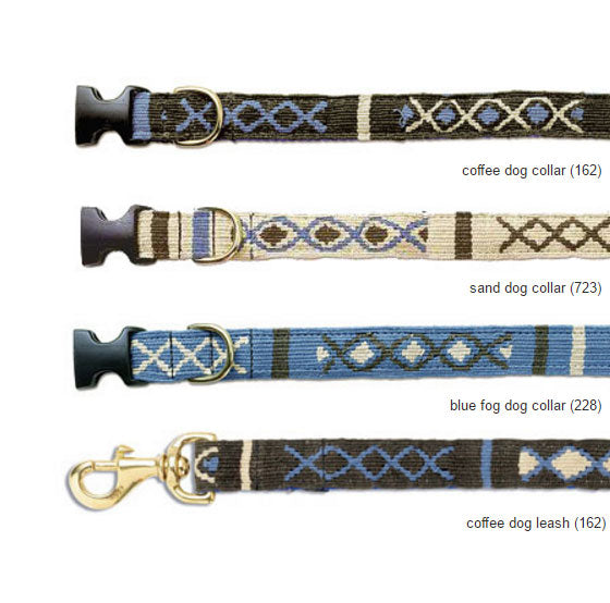 ATWCW Block Island Blue Fog - Mayan Artisan-Handmade Pet Leash