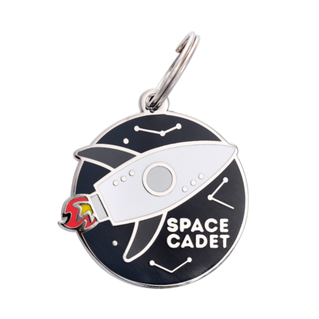 Space Cadet Pet ID Tag - 3 Red Rovers