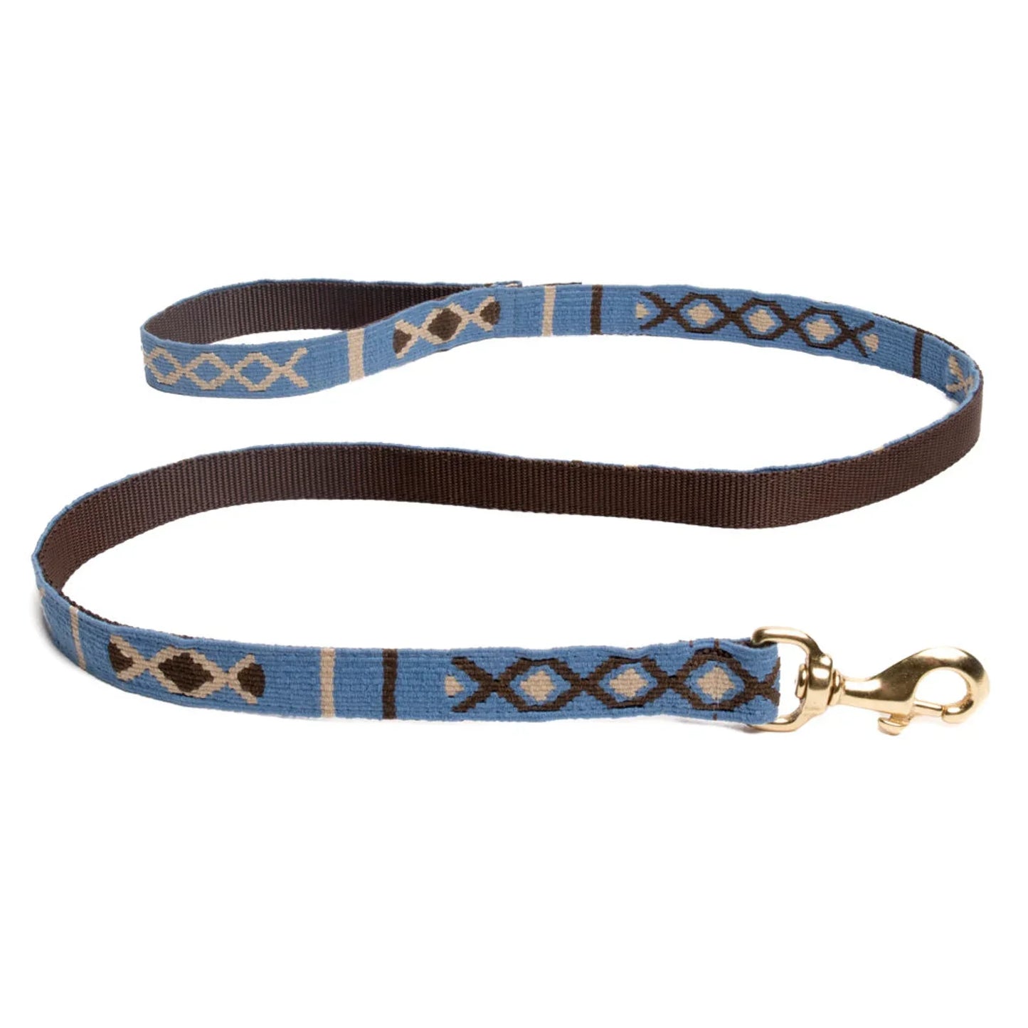 ATWCW Block Island Blue Fog - Mayan Artisan-Handmade Pet Leash